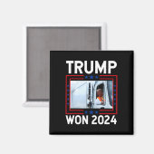 Aimant Donald Trump a gagné l'inauguration de l'élection (Recto/Verso)