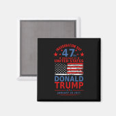 Aimant Donald Trump a gagné l'inauguration de l'élection (Recto/Verso)