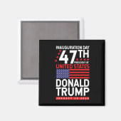 Aimant Donald Trump a gagné l'inauguration de l'élection (Recto/Verso)