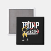 Aimant Donald Trump a gagné l'inauguration de l'élection (Recto/Verso)