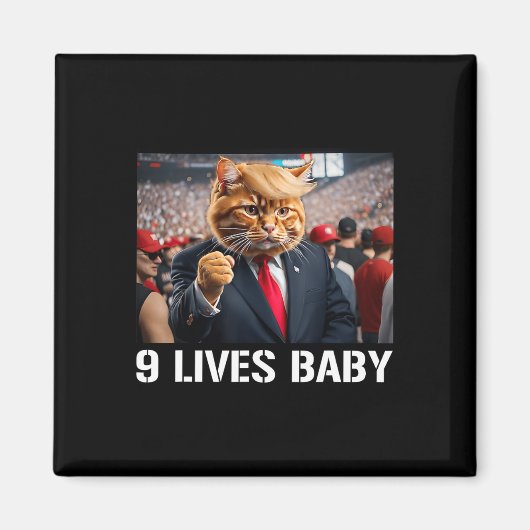 Aimant Donald Trump Cat Neuf Vit Bébé (Devant)