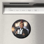 Aimant Donald Trump célèbre le style du Nouvel An (In Situ (Lave-vaisselle))