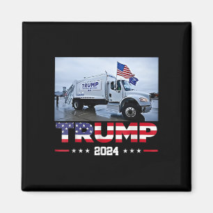Aimant Donald Trump Circuler le camion à ordures - Camion