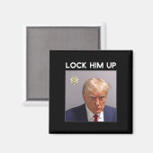 Aimant Donald Trump Coup De Mugshot Le Verrouiller Trump  (Recto/Verso)
