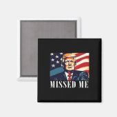 Aimant Donald Trump drôle (Recto/Verso)