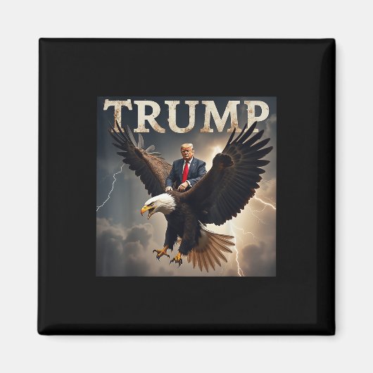 Aimant Donald Trump Eagle Président américain Amérique (Devant)