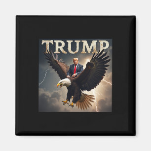 Aimant Donald Trump Eagle Président américain Amérique