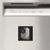 Aimant Donald Trump Élection 2024 Vote 45 47 Américain (In Situ (Lave-vaisselle))