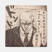 Aimant Donald Trump MANGA (Devant)