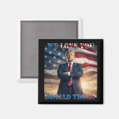 Aimant Donald Trump, nous vous aimons (Recto/Verso)