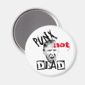 Aimant DONALD TRUMP - PUNX pas MORT ! (Recto/Verso)