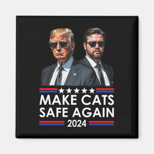 Aimant Donald Trump rend les chats à nouveau en sécurité