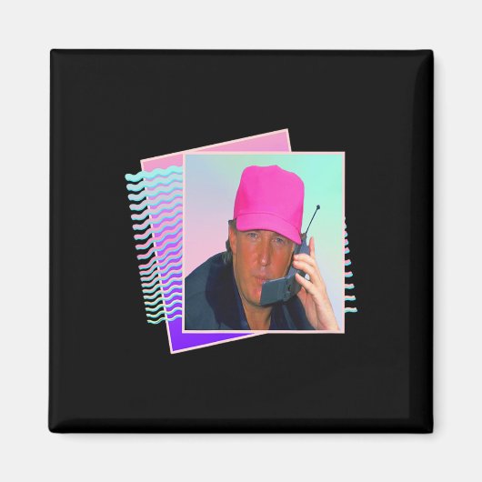 Aimant Donald Trump Retro 80s 90s Graphique (Devant)