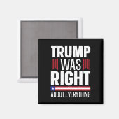 Aimant Donald Trump Trump A Raison De Tout (Recto/Verso)