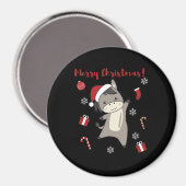 Aimant Donkey Christmas Donkeys (Recto/Verso)
