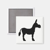 Aimant Donkey silhouette (Recto/Verso)