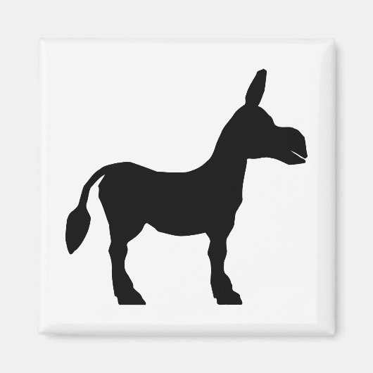 Aimant Donkey silhouette (Devant)