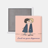 Aimant Donne-moi un peu (Recto/Verso)