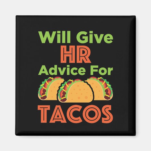 Aimant Donner des conseils en RH à Tacos Ressources humai (Devant)