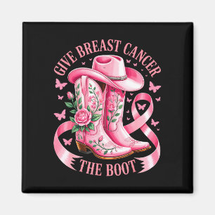 Aimant Donner le cancer du sein la botte bottes de cowboy