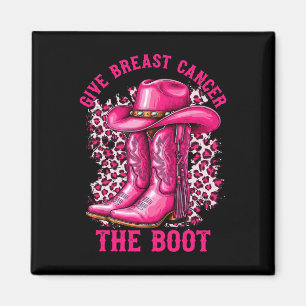 Aimant Donner Le Cancer Du Sein L'Initiale Cowgirl Cancer