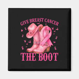 Aimant Donner Le Cancer Du Sein L'Initiale Cowgirl Cancer