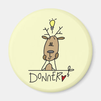 Aimant Donner Reindeer T-shirts et cadeaux de Noël