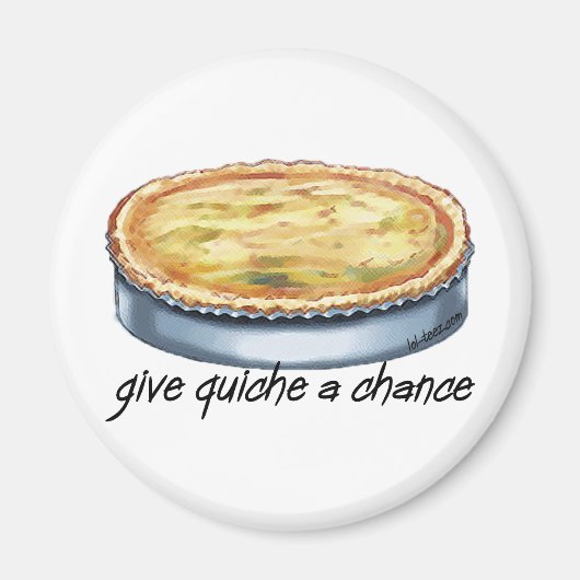 Aimant Donner une chance à Quiche (Devant)