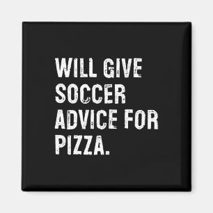 Aimant Donnera des conseils de football pour pizza drôle