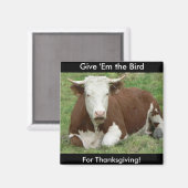 Aimant Donnez-leur l'oiseau pour l'action de grâces (Recto/Verso)