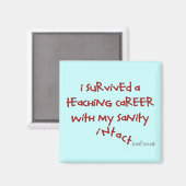 Aimant Dons De Professeurs À La Retraite, Dons Hilarieux (Recto/Verso)