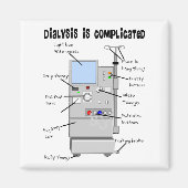 Aimant Dons d'Humour de dialyse pour les infirmières, les (Devant)