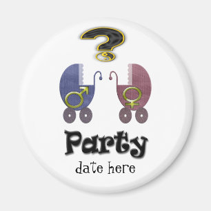 Aimant Dons et invitations pour une fête de révélation de