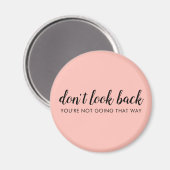 Aimant Don't Look Back | Uplifting Peachy Pink (Recto/Verso)