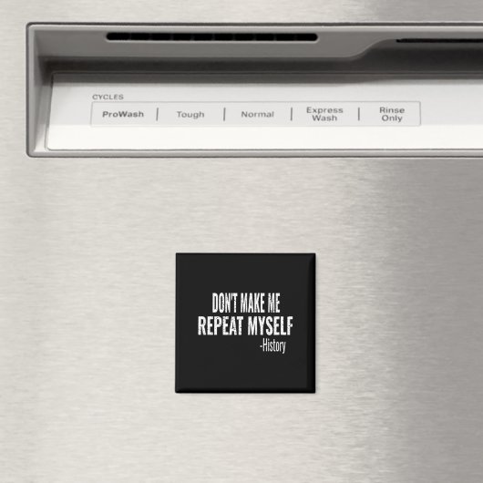 Aimant Dont Make Me Repeat Myself History Teacher Stud _1 (In Situ (Lave-vaisselle))