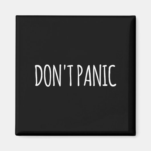 Aimant Don't Panic (Devant)