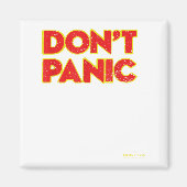 Aimant Don't Panic Vintage Distressed Shirt  (Devant)