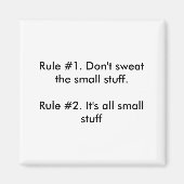 Aimant Dont Sweat The Small Stuff  (Devant)