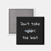 Aimant Dont Take The Bait Mullet Fish Artwork Painting  (Recto/Verso)