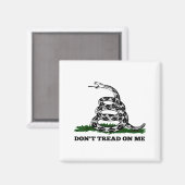 Aimant Don't Tread On Me 2nd Amendment Patriotic New Nove (Recto/Verso)