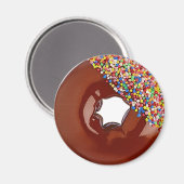 Aimant Donut au chocolat (Recto/Verso)