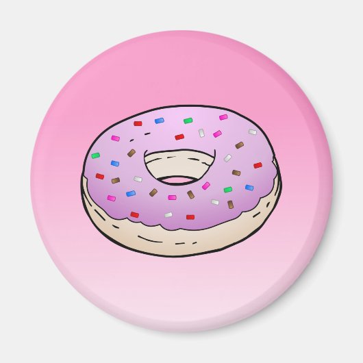 Aimant Donut rose (Devant)