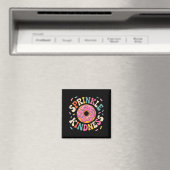 Aimant Donut Sprinkle Kindness Funny Doughnut Lover Girls (In Situ (Lave-vaisselle))