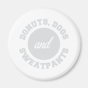 Aimant Donuts Chiens Sweatpants