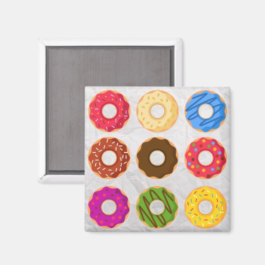 Aimant Donuts et beignes (Recto/Verso)