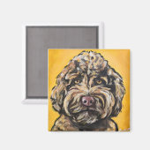 Aimant Doodle au chocolat (Recto/Verso)