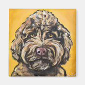 Aimant Doodle au chocolat (Devant)