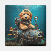 Aimant Doodle d'or (Devant)