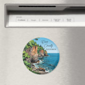 Aimant Door County, Wisconsin Illustration Lake Michigan (In Situ (Lave-vaisselle))