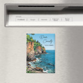 Aimant Door County, Wisconsin Illustration Lake Michigan (In Situ (Lave-vaisselle))